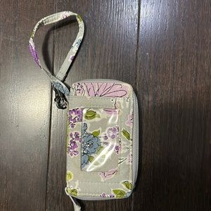 Vera Bradley Wristlet with ID pocket